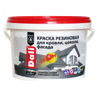 Краска резиновая Красно-коричневая DALI 3 кг в Орехово-Зуево СтройДвор на Карболите