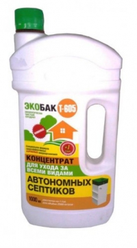 Средство для септиков ЭКОБАК Т-605 в Орехово-Зуево СтройДвор на Карболите