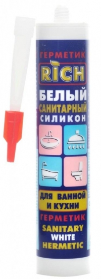 Герметик для ванной и кухни санитарный Белый 85 мл в Орехово-Зуево СтройДвор на Карболите