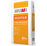 Клей гипсовый МАГМА Монтаж 30 кг в Орехово-Зуево СтройДвор на Карболите