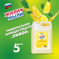 ЖИЛИ-МЫЛИ Моющее средство универсальное 6в1 гель 5 л в Орехово-Зуево СтройДвор на Карболите