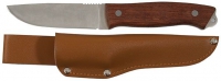 Нож туриста 105 мм нерж. деревянная ручка в Орехово-Зуево СтройДвор на Карболите
