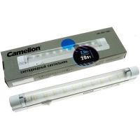 Camelion LWL-2001-10DL светильник светодиодный 2.5W 10LED пластик L=268 с выключателем, сет.шнур + соед.кабель в Орехово-Зуево СтройДвор на Карболите