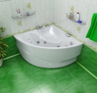 Ванна акриловая СИНДИ 1250 х 1250 (усиленный каркас + сифон) в Орехово-Зуево СтройДвор на Карболите