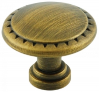 Ручка кнопка БОЯРД-С 1140 AB бронза в Орехово-Зуево СтройДвор на Карболите