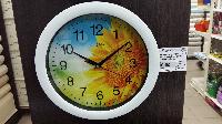 Часы настенные Energy EC-97 Подсолнух 27,5 х3,8 см круглые, плавный ход в Орехово-Зуево СтройДвор на Карболите