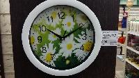 Часы настенные Energy EC-98 Ромашки 27,5 х3,8 см круглые, плавный ход в Орехово-Зуево СтройДвор на Карболите