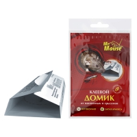 MR.MOUSE Ловушка клеевая ДОМИК от грызунов и насекомых запах арахиса в Орехово-Зуево СтройДвор на Карболите