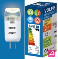 Лампа светодиодная Volpe G4 12V 2W(200lm) 4500K мат. LED-JC-2W/NW/G4/FR/S в Орехово-Зуево СтройДвор на Карболите