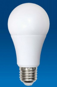 Лампа светодиодная Uniel LED-A60-8W/WW/E27/FR PLP01WH форма А мат.колба, тепл.белый в Орехово-Зуево СтройДвор на Карболите