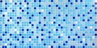 Листовая панель ПВХ мозаика Микс синий в Орехово-Зуево СтройДвор на Карболите