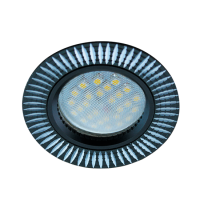 Светильник встраиваемый литой Ecola DL3182   Черный/Алюм FB1608EFF в Орехово-Зуево СтройДвор на Карболите