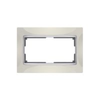 Рамка для двойн. розетки Белый WL03-Frame-01-DBL-white в Орехово-Зуево СтройДвор на Карболите