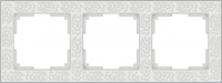 Рамка 3 поста Белый WL05-Frame-03-white в Орехово-Зуево СтройДвор на Карболите