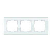 Рамка 3 поста Белый WL04-Frame-03-white в Орехово-Зуево СтройДвор на Карболите