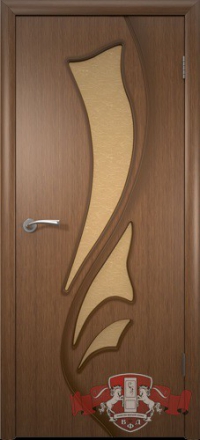 Дверь 800х2000 Лилия орех (до) в Орехово-Зуево СтройДвор на Карболите