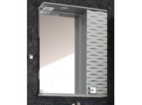Зеркальный шкаф в ванную комнату Папирус 600/С белый в Орехово-Зуево СтройДвор на Карболите