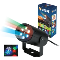 Светодиодный светильник-проектор ULI-Q306 4W/RGB Black xmas проекция рождество в Орехово-Зуево СтройДвор на Карболите