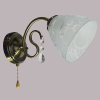 Светильник бра настенный с выключателем бронза 1х60W Е27 в Орехово-Зуево СтройДвор на Карболите