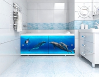 Экран для ванной АРТ Дельфины 1,68 в Орехово-Зуево СтройДвор на Карболите