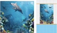 Листовые панели ПВХ панно Подводный мир в Орехово-Зуево СтройДвор на Карболите