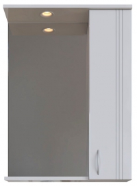 Зеркальный шкаф с подсветкой для ванны Вольга 60П 1/дв. в Орехово-Зуево СтройДвор на Карболите