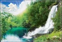 Фотообои 170 Звенящие водопады 294 х 201 в Орехово-Зуево СтройДвор на Карболите