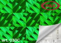 Самоклеящаяся пленка 030C-LB AXELFIX 45 х 8 м (голография зеленый) в Орехово-Зуево СтройДвор на Карболите