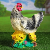 Садовая фигура Курица с цыплятами в Орехово-Зуево СтройДвор на Карболите