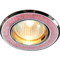 Светильник потолочный Росток ELP150 CH+RED хром/красный  G5.3 Камея в Орехово-Зуево СтройДвор на Карболите