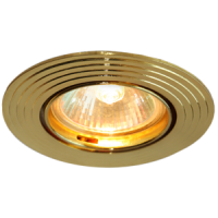 Светильник точечный Росток ELP195 GD золото  G5.3 Вираж в Орехово-Зуево СтройДвор на Карболите
