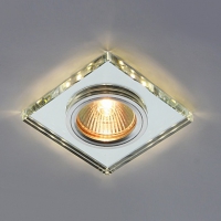Светильник точечный CV7063 MR16+LED 3W 3000K AL CL зеркальный/серебрянный в Орехово-Зуево СтройДвор на Карболите