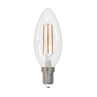 Лампа светодиодная LED-С35-9W/3000К/E14/CL/DIM GLA01TR диммируемая  прозрачная свеча в Орехово-Зуево СтройДвор на Карболите