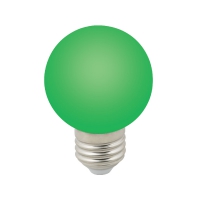 Лампа зеленая декоративная светодиодная LED-G60-3W/GREEN/E27/FR/C в Орехово-Зуево СтройДвор на Карболите