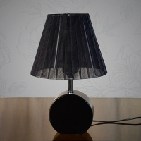 Настольная лампа 8024+143 черный/черный абажур в Орехово-Зуево СтройДвор на Карболите