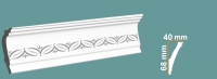 Плинтус потолочный FR-6081 жемчуг в Орехово-Зуево СтройДвор на Карболите