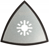 Подошва для МФИ для шлифовальных листов треугольная 80 мм в Орехово-Зуево СтройДвор на Карболите