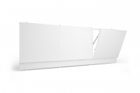 Экран для ванной с откидными дверцами 1490*540-580 Белый в Орехово-Зуево СтройДвор на Карболите