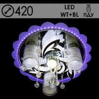 Люстра с пультом 70350/3+1 CR хром 3x40W E27+5W LED в Орехово-Зуево СтройДвор на Карболите