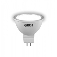 Лампа светодиодная Gauss MR16 GU5.3 220V 11W 4100 матов. пластик 13521 в Орехово-Зуево СтройДвор на Карболите