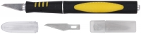 Нож макетный прорезиненная алминиевая ручка в Орехово-Зуево СтройДвор на Карболите