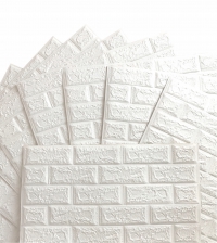Панель самоклеящаяся 3D Decorelle 043 белый 70 х 70 см в Орехово-Зуево СтройДвор на Карболите