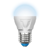 Лампа светодиодная LED-G45-7W/NW/E27/FR PLS01WH шар матовая Белый свет свет в Орехово-Зуево СтройДвор на Карболите
