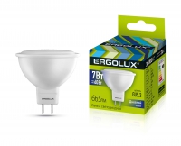 Лампа светодиодная Ergolux LED JCDR 7W GU5.3 6500K в Орехово-Зуево СтройДвор на Карболите