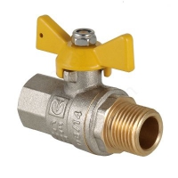 VALTEC VALGAS Кран шаровый газовый 3/4 г/ш БАБОЧКА в Орехово-Зуево СтройДвор на Карболите