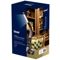 Uniei TLD-566 6W/4500K Светильник наст.КОРИЧНЕВЫЙ,сенсорн.выкл.,Dimmer,ЧАСЫ,КАЛЕНДАРЬ в Орехово-Зуево СтройДвор на Карболите