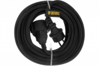 DENZEL Top Series Удлинитель-шнур силовой КГТТ,10м 1роз. 3х1,5  37419 в Орехово-Зуево СтройДвор на Карболите