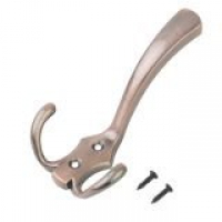 Крючок-вешалка 306A AC тройной СТ.МЕДЬ в Орехово-Зуево СтройДвор на Карболите