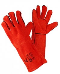 Краги сварочные спилковые КРАСНЫЕ в Орехово-Зуево СтройДвор на Карболите