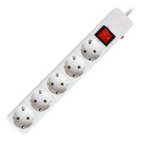 Smartbuy Сетевой фильтр ПВС 3х1 5гн.3м БЕЛЫЙ,ЗЕМЛЯ с ВЫКЛ. SBSP-5-30-W в Орехово-Зуево СтройДвор на Карболите